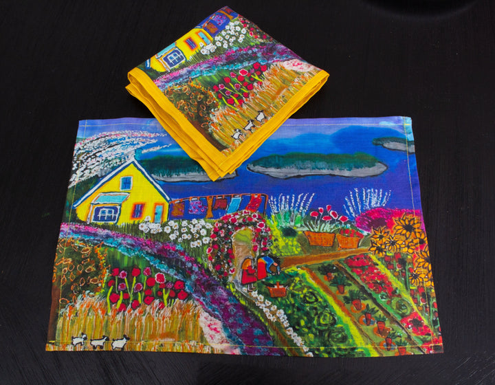 Organic Linen Placemats and Napkins